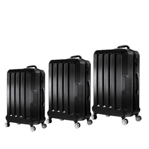 Slimbridge 20"24"28" 3PC Luggage Sets Black-1975420478185148416