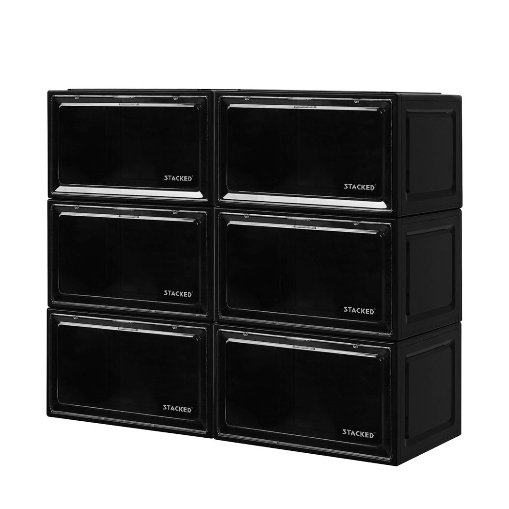 stacked-shoe-box-acrylic-sneaker-display-6pc-black-1973193709575081984
