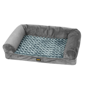PaWz Pet Bed Sofa Dog Bedding Soft Warm L Grey Large-1973193626188124160