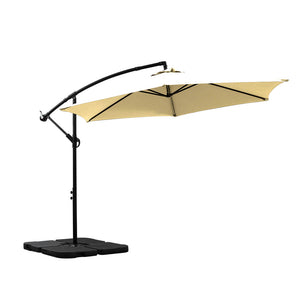 Mountview 3M Outdoor Umbrella Cantilever Grey-1975420431745814528