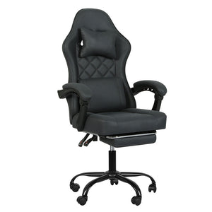 Levede Office Chair High Back Suede Fabric Gaming Chair-1996009989310910464