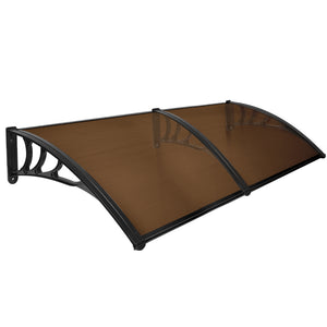 Mountview Window Door Awning Outdoor 1M X 2.4M Brown 1x2.4M-1973193988160753664