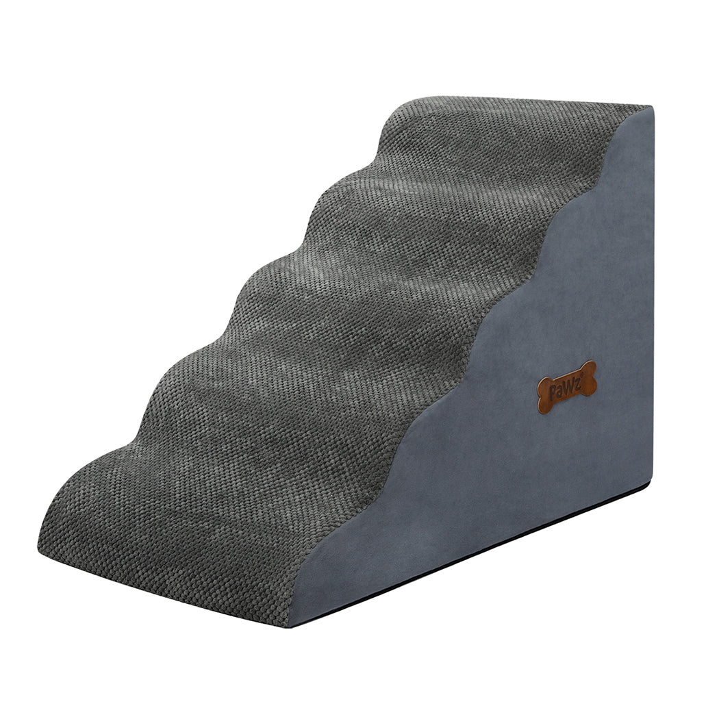 pawz-5-steps-pet-stairs-dog-ramp-high-density-foam-grey-1996005456799207424