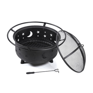 Fire Pit BBQ Grill Pits Outdoor Fireplace-1973193619506597888