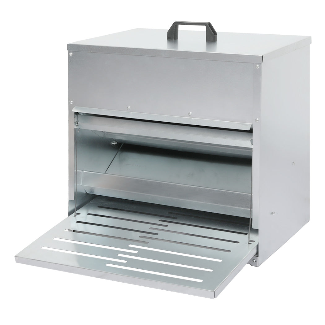 pawz-10kg-auto-chicken-feeder-dispenser-galvanised-steel-1996005433252384768