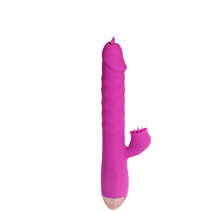 Urway Rabbit Vibrator Licking Tongue Purple-1973193739832791040