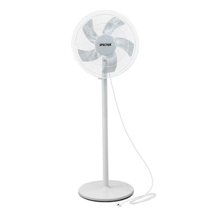 Spector Pedestal Floor Fan Portable White-1973193857692733440