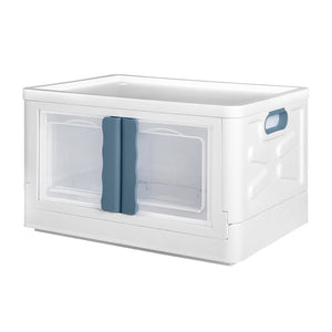 Storage Box Stackable Container 45L Blue-1973193713274458112