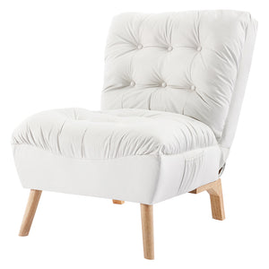 Levede Lounge Accent Chair Sofa Recliner Cream-1973194009761419264