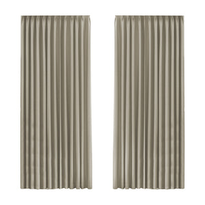 Marlow 2XBlockout Curtains Chenille 180x250 Coffee CD1016-180x250-DG-1973194067525373952