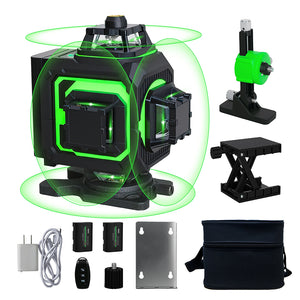 Traderight 4D 16 Line Green Laser Level Remote Tripod-1996005590169686016