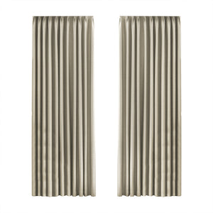 Marlow 2XBlockout Curtains Chenille 132x250 Coffee-1973194066950754304