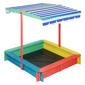 Bopeep Kids Wooden Sandbox 120X120CM-1996005399744090112