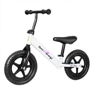 BoPeep Kids Balance Bike Ride On Toys White-1973193920934449152