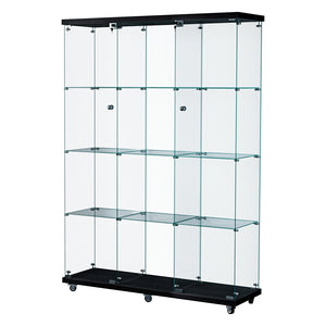Stacked 169cm Tall Glass Display Cabinet 4 Tier-1996005385412153344