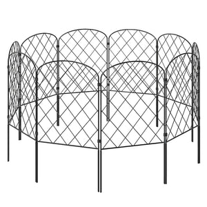 Mountview 10 Pcs Garden Fence Border Rustproof Metal-1996009992003653632