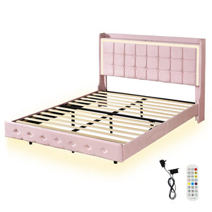 Levede Double Floating Bed Frame-1996005390348849152