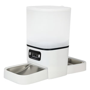 PaWz 6L Automatic Pet Feeder 2 Bowl Food Dispenser-1996009989491265536
