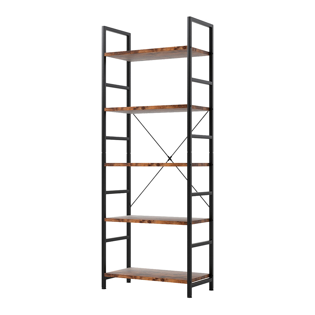 levede-5-tier-industrial-bookshelf-bookcase-157-5cm-1996005585740500992
