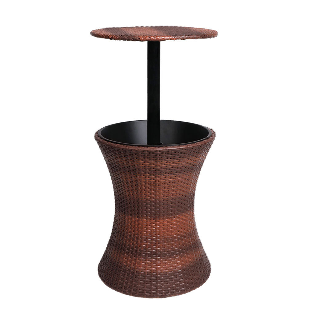levede-cooler-ice-bucket-table-bar-outdoor-black-and-brown-1973193989939138560