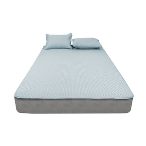 DreamZ Latex Cooling Bed Sheet Set Fitted 3PCS Double-1973194024219185152