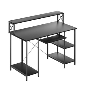 Levede Office Gaming Computer Desk Black-1996005369289248768