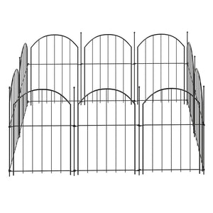 Mountview 10 Pcs Garden Fence Border Rustproof Metal-1996009992527941632