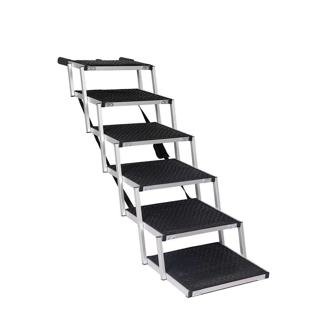 pawz-6-steps-dog-ramp-adjustable-height-black-1973193664230461440
