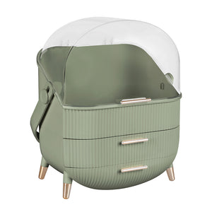 Makeup Storage Case Cosmetic Organiser Light Green-1973193810997547008