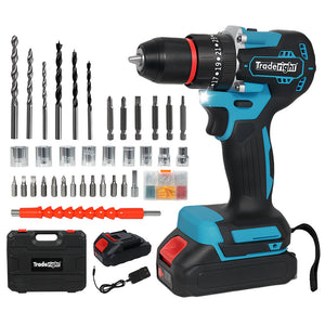 Traderight 21V Cordless Impact Drill with LED Light-1996005587216896000