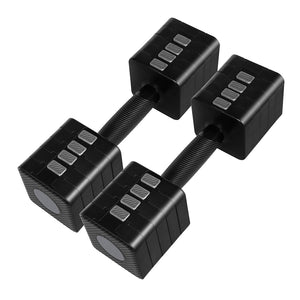 Centra A Pair 2.8KG-10KG Dumbbells Black-1996005551020052480
