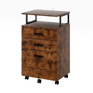 Levede Mobile File Cabinet 3 Drawers Home Office Desk-1996005511543263232