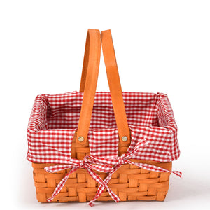 Picnic Basket Outdoor Baskets Deluxe-1973193795688337408