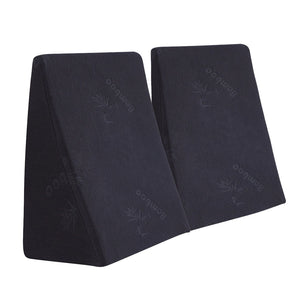 Cool Gel Memory Foam Bed Wedge Pillow With Cover-1996005395574951936