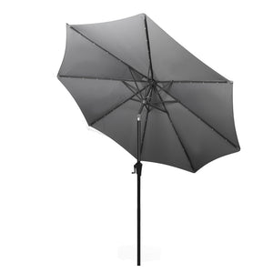 Centra 3M Outdoor Patio Umbrella Solar LED Light Grey-1996005491683233792