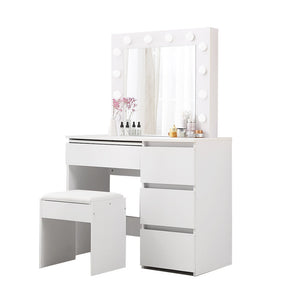 Levede Dressing Table Vanity Set Stool-1973193788277002240