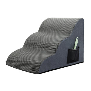 Pawz 3 Steps Pet Stairs Dog Ramp High Density Foam Grey-1996005465326227456