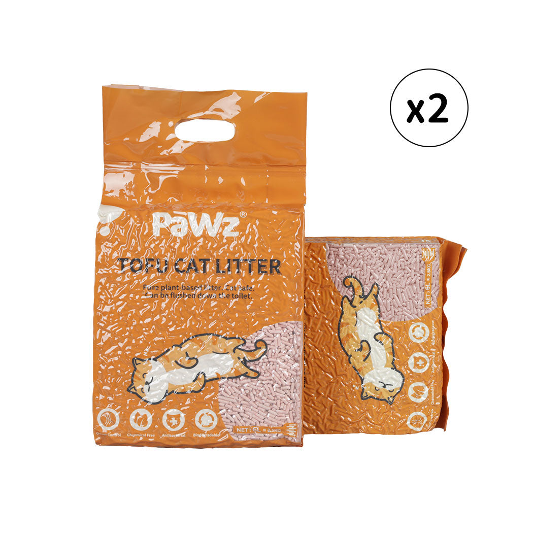 pawz-2-5kg-tofu-cat-litter-clumping-peach-1975420396245225472