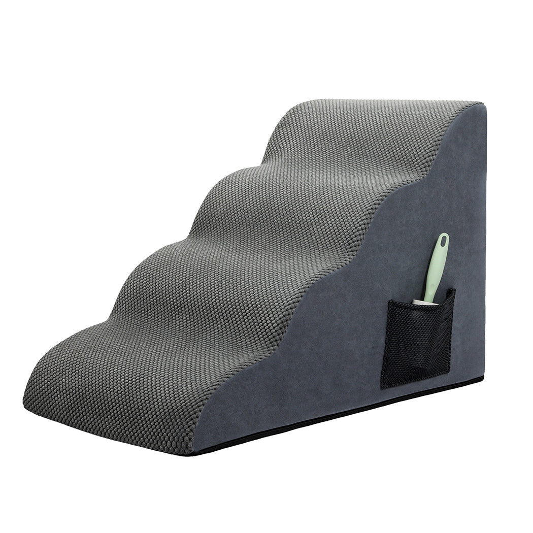 pawz-4-steps-pet-stairs-dog-ramp-high-density-foam-grey-1996005465514971136