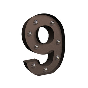 LED Metal Number Lights Free Standing-1973194202405801984