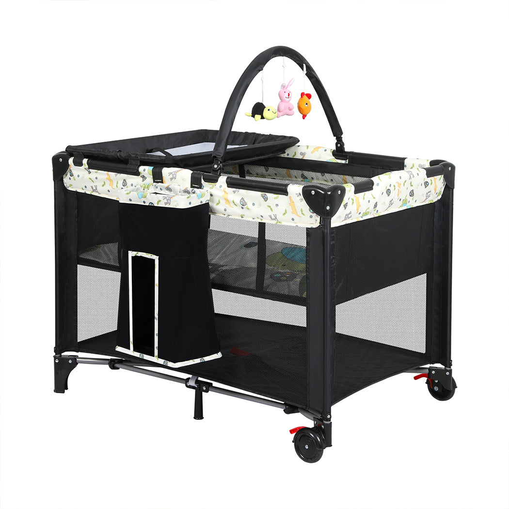 bopeep-baby-cot-bed-crib-portable-bassinet-black-1973193914328420352