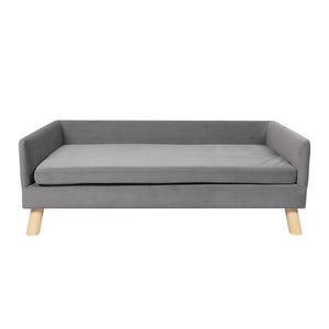 PaWz Pet Sofa Bed Dog Warm Soft Lounge Grey-1973193665371312129