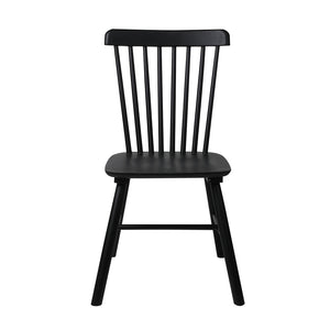 Levede 4x Dining Chairs Kitchen Winsor Black-1996005468480344065