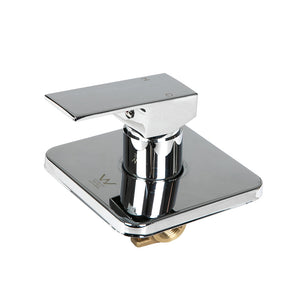 Dutxa Brass Shower Mixer Tap Cold Hot Charcoal-1975420468664078337
