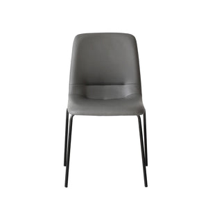 Levede Stackable Dining Chairs Kitchen Grey-1975420496312930305