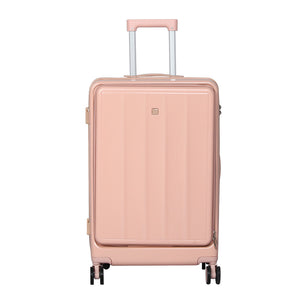 Slimbridge 20" Luggage Trolley Travel Hard Pink-1996005402013208577