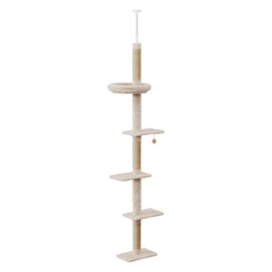 Pawz Cat Tree Tower Scratching Post Scratcher 230-275cm-1996005456979562497