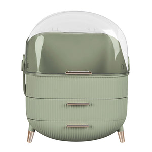 Makeup Storage Case Cosmetic Organiser Light Green-1973193810997547009