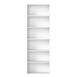 Levede 6 Tier Book Shelf Adjustable Shelves White-1996005525715816449