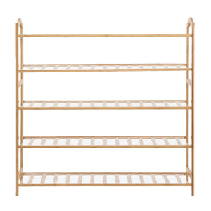 Levede Shoe Rack Bamboo Storage Wooden-1973193842857480193
